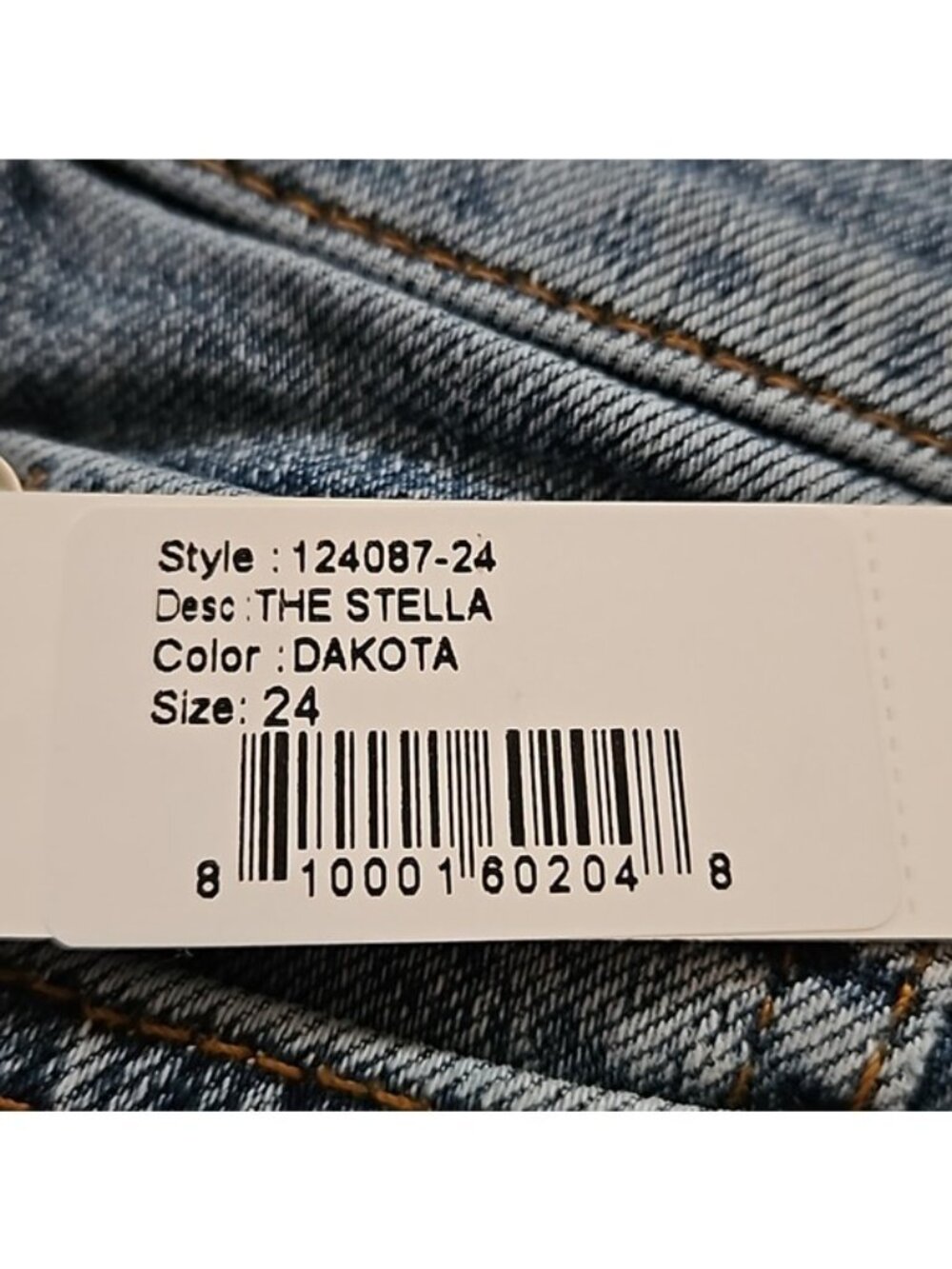 Aqua Bloomingdales Denim The Stella Skinny Jean Womens Size 24 (00) Dakota New - Picture 3 of 8